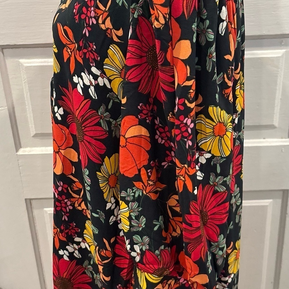 Michelle McDowell Nwt Rn# 47193 Vintage Petals Ash Floral Karis Dress Sz Large - Picture 6 of 9